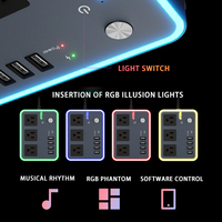 Multiprise murale antidérapante de haute qualité avec protection contre les surtensions, 4 ports USB et 4 prises US