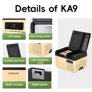 Réfrigérateur de voiture Alpicool KA9, compresseur électrique DC AC, <span class=keywords><strong>puissance</strong></span> 12 volts, glacière de voyage pour voiture, camping, réfrigérateur portable pour voiture - Product Image 3