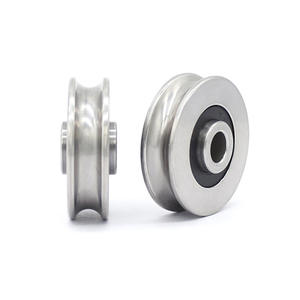 Factory Direct S625RS Stainless Steel U-Shaped Deep Groove Ball <b>Bearings</b> 5*25*8mm for Rope Track Pulleys <b>Slewing</b> <b>Bearings</b> - Product Image 3