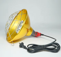 Lampe chauffante pour porcs et volailles avec interrupteur et câble de 2,5 m, directement de l'usine chinoise - Équipement d'élevage en gros