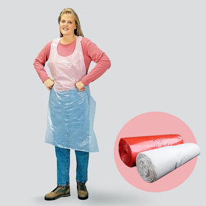 Grembiule monouso in plastica per adulti grembiule in plastica impermeabile per uso domestico Logo personalizzato in polietilene a grandezza naturale - Product Image 6