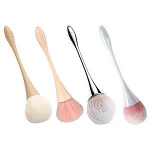 Cepillo para limpiar polvo de uñas, cepillo de belleza para manicura, brochas para polvos de rubor, herramientas de manicura de mango largo súper esponjosas - Product Image 6