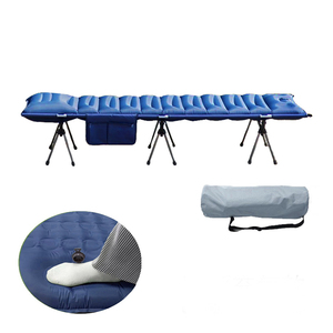 High Quality Portable Outdoor Folding Bed Comfortable Soft <strong>Camping</strong> Sleeping <strong>Cots</strong> Stainless Soft <strong>Mattress</strong> Folding Bed Home Beach - Product Image 3