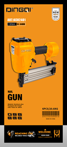 <span class=keywords><strong>Pistola</strong></span> Chiodatrice Pneumatica DINGQI 13GA KC02401 |   Chiodatrice Pneumatica in Lega di Alluminio per Chiodi Diritti 18-64mm |   Utensile Leggero per Carpenteria e Falegnameria - Product Image 5