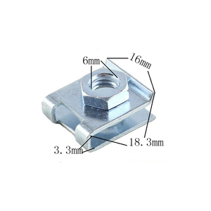 Chốt Biển Số Xe Ô Tô Tùy Chỉnh Khóa Đinh Tán Vít 6Mm Thích Hợp Kẹp Cố Định Kẹp M6 U Bằng Kim Loại - Product Image 2