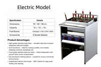 Machine à nouilles chinoises automatique en acier inoxydable, électrique et à gaz, GuoDing ST2, pour ramen, pâtes italiennes, spaghetti