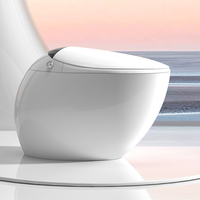 Accessoire de salle de bain High-Tech Toilette intelligente avec réservoir d'eau intégré Bidet Moderne