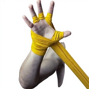 Bandages de boxe personnalisés respirants pour le soutien des mains, idéaux pour l'entraînement de boxe professionnel et la pratique en salle de sport. - Product Image 1