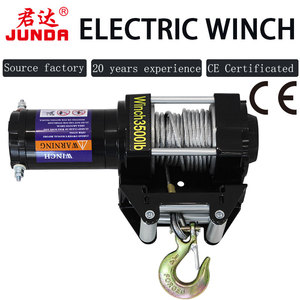 Mini Cabrestante Eléctrico de Alta Calidad para Vehículos 4x4 Todoterreno, 2000 Lbs, 2500 Lbs, 12000 Lbs, para Autorescate, 12V/24V - Product Image 1
