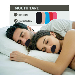 OEM ODM Private Label Silent Night <strong>Sleep</strong> Strips Anti Snoring High Quality Black Mouth Tape for Sleeping - Product Image 3