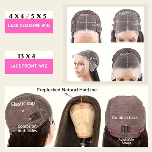 Peluca Bob Frontal de Encaje 13x4 100% Natural, Pre-Desplumada, Corte Recto, Cabello Humano Virgen, Estilo Liso, Cabello Brasileño Crudo para Mujer - Product Image 6