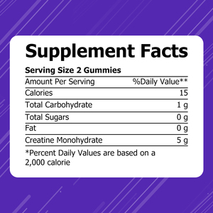 Manufacturer Factory <b>Creatine</b> Gummies with <b>Creatine</b> Monohydrate Improve Strength & Power Enhance Focus Fitness Supplement - Product Image 2