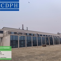 Maisons modulaires préfabriquées à assemblage rapide, dortoirs, bureaux, structure en acier galvanisé pour les camps de projets miniers et énergétiques