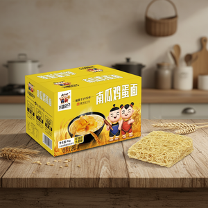 3000g Mie Telur Labu Top Ramen Noodles Grosir Tinggi Protein Tanpa Goreng Sehat Rendah Garam Bebas Gula Rendah Lemak Kotak/Kantong