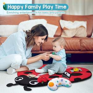 <span class=keywords><strong>Tapis</strong></span> <span class=keywords><strong>de</strong></span> gymnastique pour bébé 8-en-1 <span class=keywords><strong>Tapis</strong></span> <span class=keywords><strong>de</strong></span> temps pour le ventre avec 6 jouets <span class=keywords><strong>Tapis</strong></span> d'activité lavable pour bébé pour le développement <span class=keywords><strong>de</strong></span> la motricité sensorielle <span class=keywords><strong>de</strong></span> l'audition visuelle - Product Image 5