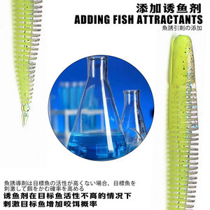 เหยื่อตกปลาเบสแบบนิ่ม TPR ขนาด 6 ซม. 8 ซม. ของแท้จากโรงงาน ผลิตจากพลาสติกนิ่ม ลอยน้ำได้ - Product Image 5