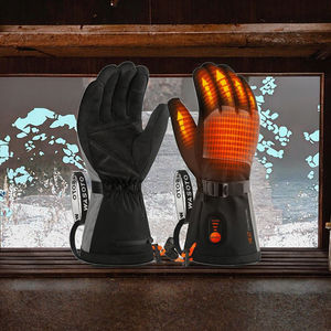 Gants de ski chauffants Wasoto Winter 7.4V USB rechargeables au lithium, imperméables, coupe-vent, compatibles avec les écrans tactiles, pour hommes - Product Image 3