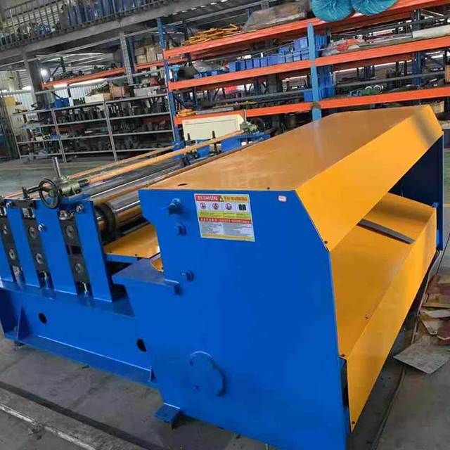 Automatic Colored Steel Tile Slitting Line Floor Sheet Forming Machine Gear Motor Gearbox Bearing Core Tile Making Machinery