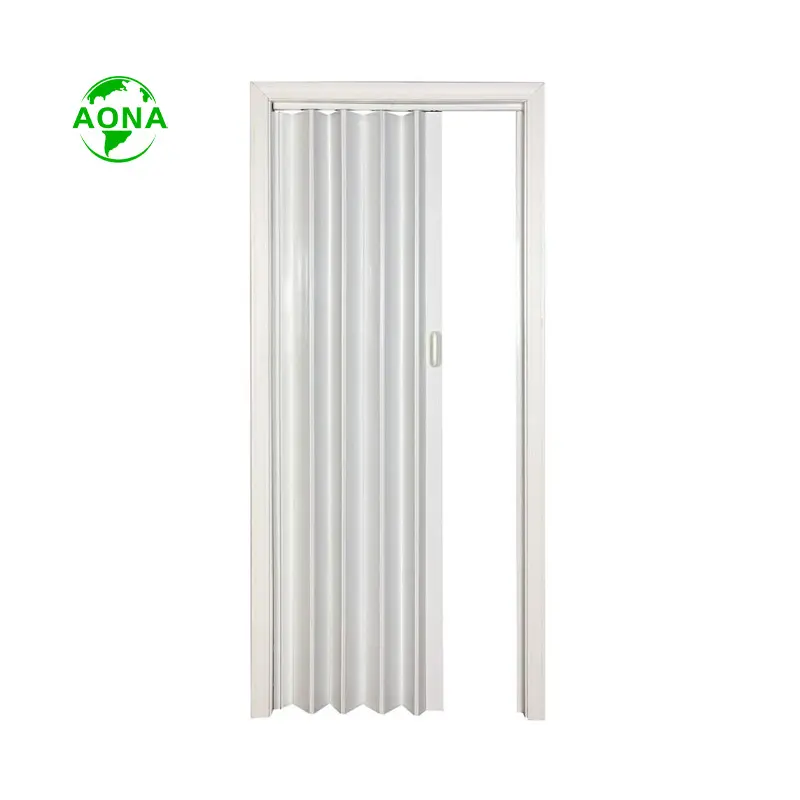 Porte interne scorrevoli pieghevoli a fisarmonica in PVC/alluminio per case