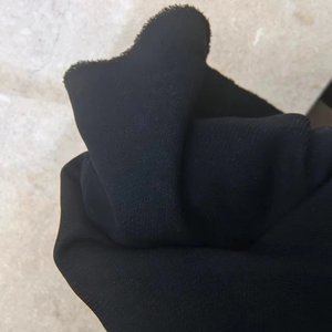韓国製フォーマルブラックアバヤレックスクレープ生地女性用アバヤ - Product Image 2