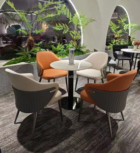 Piccola sala da pranzo vittoriana sedia da tavolo per 2 persone Set a prova di fuoco in plastica mobili da cucina in metallo materiale fatto di turchia ristoranti - Product Image 5