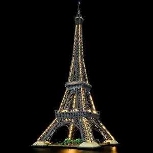 10001 pezzi di architettura coppia torre Eiffel per bambini compatibile 10307 kit modello Creator esperti mattoncini giocattolo