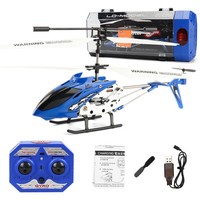 Hélicoptère télécommandé en alliage durable 3,5 CH avec lumières, recharge USB, jouet pour enfants, modèle d'avion RC