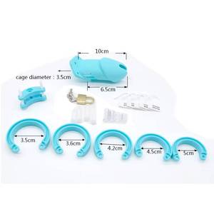 नया गर्म सिलिकॉन पिंजरे डिवाइस 10*3.5 सेमी <span class=keywords><strong>cb6000</strong></span> लंबे मुर्गा लिंग पुरुष शुद्धता उपकरण पुरुषों के लिए वयस्क सेक्स खिलौने - Product Image 6