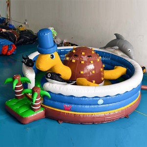 Nouveau design Vente à chaud Combinaison d'escalade de <span class=keywords><strong>tortue</strong></span> gonflable pour enfants en plein air Combinaison de trampoline commerciale de château de <span class=keywords><strong>rebond</strong></span> - Product Image 5