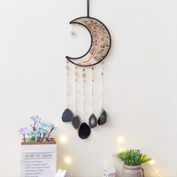 Natürlicher Lebensbaum-Amethystkristall-Traumfänger mit Heilendem Achat als Wandbehang für Schlafzimmer- und Gartendekoration