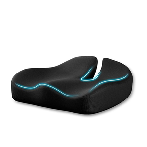 Coussin de siège ergonomique en mousse à mémoire de forme en forme de corne de vache YUE RISE, best-seller, pour soulager la douleur du coccyx et offrir un confort optimal lors de longues périodes assises - Product Image 1