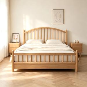 Muebles de Hotel, Juego de Dormitorio Moderno, Cama con Plataforma, Mesita de Noche, Precio al por Mayor, Cama King Size de Madera Personalizada para Adultos - Product Image 1