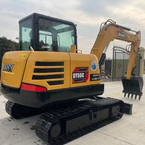 高品质二手挖掘机三一55C原装中国制造状况良好二手迷你挖掘机三一55带强力发动机价格便宜 - Product Image 1