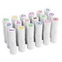 En gros, tampons de récompense en forme de petite fleur rouge, style Instagram, préférés des influenceurs, avec suivi des points, tampons de dessin animé pour enseignants