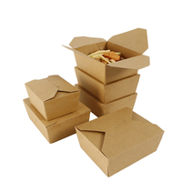 Restaurant personnalisé à emporter coréen poulet frit sac en papier boîtes d'emballage de fast-food français
