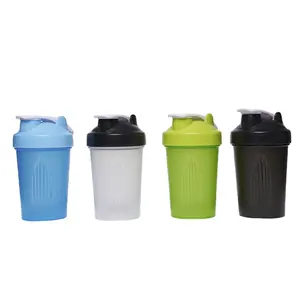 Wholesale gym fitness sports bpa free plastic water bottle custom logo gym empty protein shaker bottle With Shake Ball