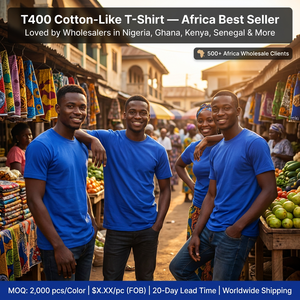 T-shirt promotionnel personnalisé en coton T400, extensible dans les 4 sens, anti-plis, 200 GSM, pour l'Afrique, OEM/ODM, vente en gros - Product Image 6