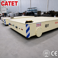 Conception d'OEM chariot à télécommande plat résistant de chariot de transfert de bobine électrique de 10 tonnes