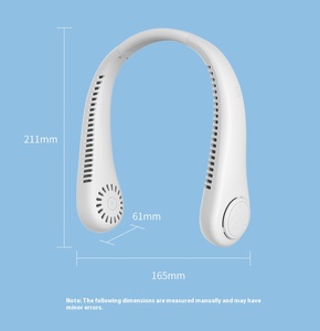 Ventilador de Cuello Portátil de Bajo Precio y Buena Calidad, Producto al por Mayor de Fábrica, Mini Ventilador Personal Recargable para Uso en Exteriores en Verano - Product Image 5