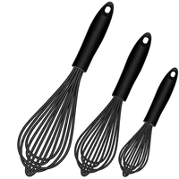 Batteur à œufs portable en silicone, résistant aux rayures, écologique, lavable au lave-vaisselle, lavage à la main uniquement, résistant à la chaleur, cuisson au four