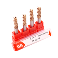 Fraise à queue CNC en carbure HRC55 HRC65 0.6 à 4 dents, fraises de défonceuse, marque OEM Lihan