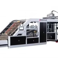 Máquina Laminadora de Cartón Corrugado Automática con Motor Eléctrico 1300/1450/1600