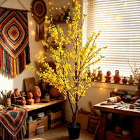 Großhandel Hochzeitsdekoration & Zubehör Künstlicher Winterjasmin-Blumenbaum Kunstblumen für Außen- und Innenbereich Büro Bar Raumdekoration