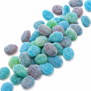 Caramelle Gommose al Mirtillo Infetto da Virus, Gusto Frutta Aspro-Dolce, Halal, Ingrosso, Personalizzate OEM, Private Label, TIK TOK - Product Image 3