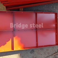 Système de coffrage en acier pour la construction de maisons modulaires, dalles de plancher et murs en béton