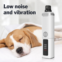 SiMAiSHEN-M8 Produits de toilettage pour animaux de compagnie, 10000 tr/min, 3 vitesses, rechargeable par USB, écran LED, accessoires pour animaux, meuleuse à ongles pour chiens et chats
