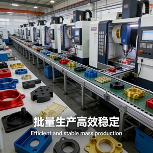 Componenti di Precisione in Alluminio Lavorati a CNC, Produzione Cinese, Parti Metalliche Anodizzate Personalizzate per Macchinari - Product Image 4
