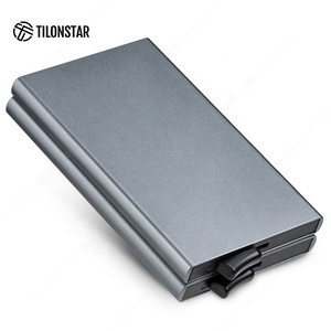 Tilonstar กระเป๋าสตางค์แบบป๊อปอัพ, แฟชั่นกล่องอะลูมิเนียม TVC102ใส่บัตรธนาคารแบบมีช่องใส่บัตรผ่าน RFID - Product Image 6