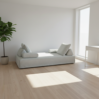 Bestpreis Wohnmöbel Modulares Kompressions-Schlafsofa Minimalistisches Design Ecksofa mit Schwammfüllung Vakuumverpackt