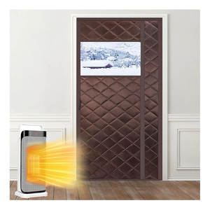 Automne hiver coupe-vent porte rideau épaissi coton <span class=keywords><strong>climatisation</strong></span> isolation thermique pour la chaleur domestique stockage à froid toute l'année - Product Image 2